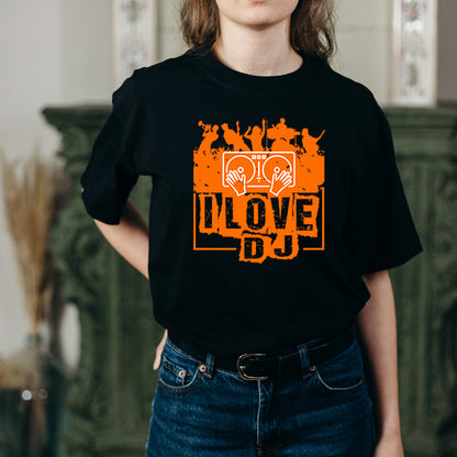 "I Love DJ" Unisex T-Shirt | Equestrian Music Lovers Tee