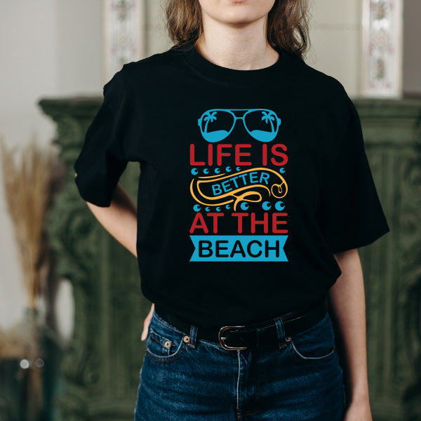 "Life Is Better At The Beach" Unisex T-Shirt | Summer Series