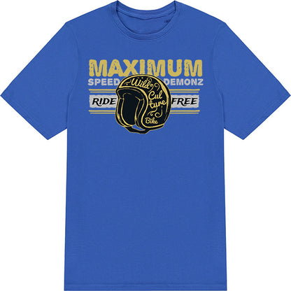 Maximum Speed Demonz Unisex T-Shirt | Motorcycle Enthusiasts