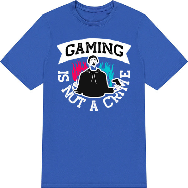 "Gaming Is Not A Crime" T-Shirt | Premium Unisex Apparel