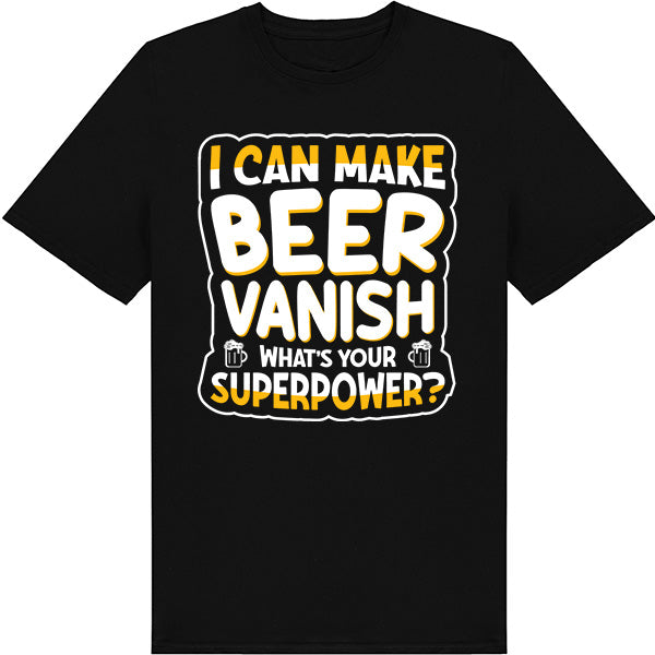 "I Can Make Beer Vanish" T-Shirt | Fun Equestrian Apparel