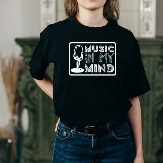 "Music In My Mind" Unisex T-Shirt | Ideal for Music Lovers