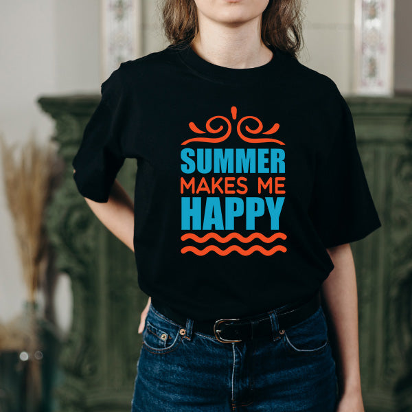 "Summer Makes Me Happy" Unisex T-Shirt | Equestrian Apparel