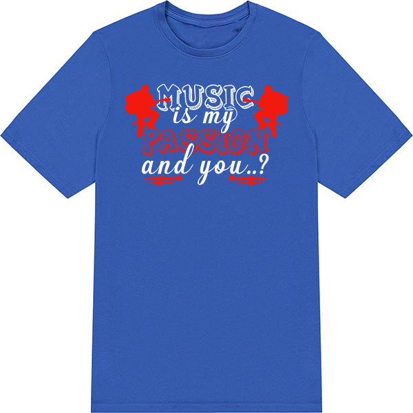 "Music Is My Passion" Unisex T-Shirt | Ideal for Music Lovers