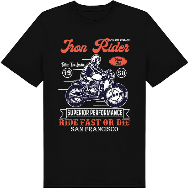 Iron Riders Unisex T-Shirt | Ride Fast or Die | Equestrian Gear