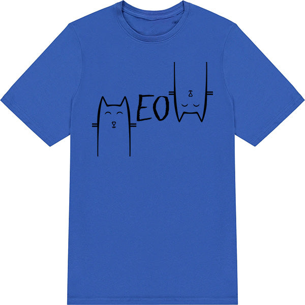 Meow Unisex T-Shirt | Exclusive Cat Collection for Equestrians