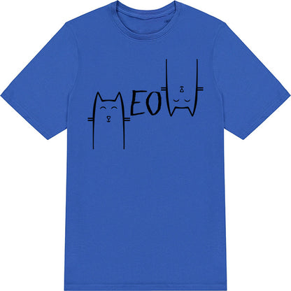 Meow Unisex T-Shirt | Exclusive Cat Collection for Equestrians