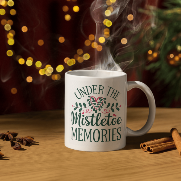 Shop the "Under the Mistletoe Memories" Family Christmas Mug - Double-Sided Print