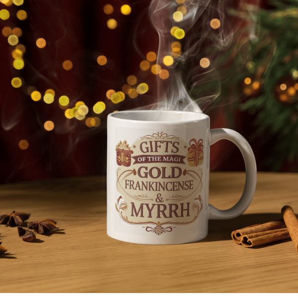 Shop the Exquisite Gifts of the Magi Christmas Mug - Double-Sided Print for Festive Cheer