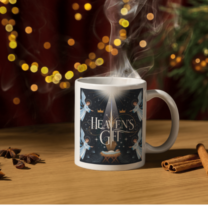 Shop the Exquisite Heaven's Gift Christmas Mug - Double-Sided Print for Festive Cheer