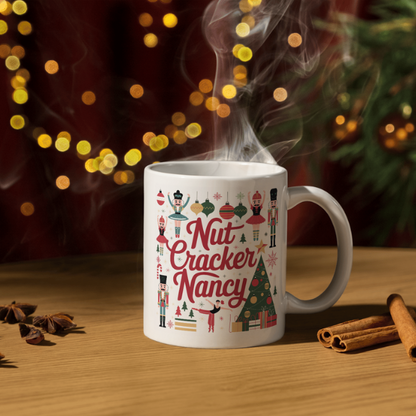 Shop Personalized Nutcracker Nancy Christmas Mug - Double-Sided Print