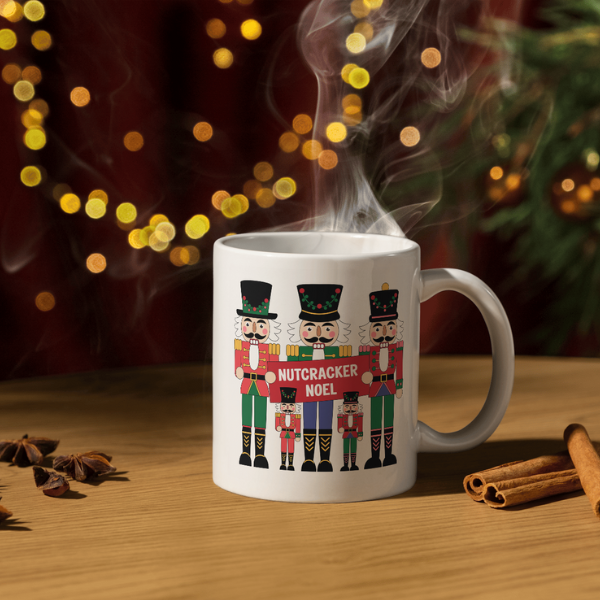 Shop the Personalized Nutcracker Noel Christmas Mug - Double-Sided Print