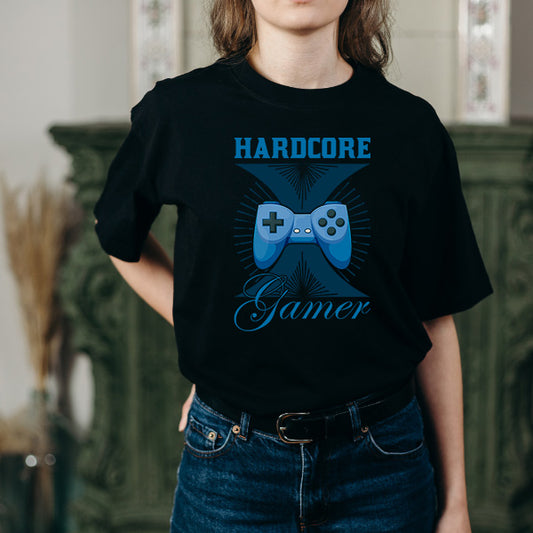 Hardcore Gamer Unisex T-Shirt | Premium Equestrian Apparel