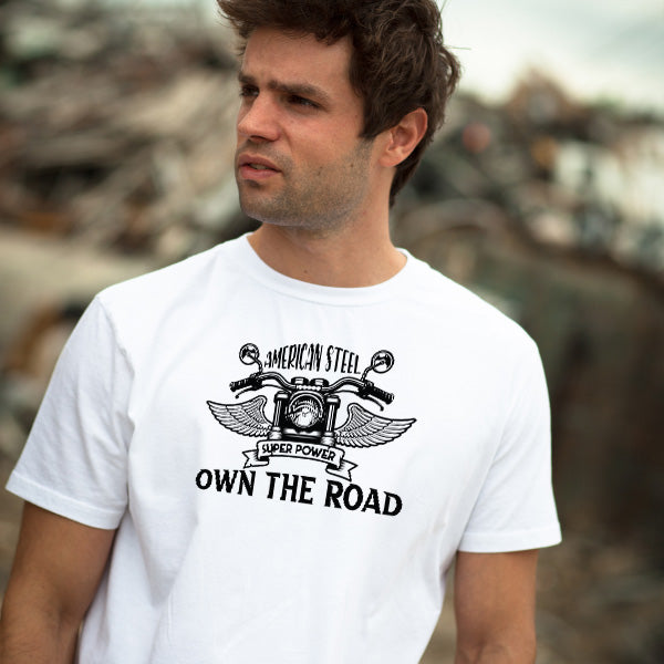 American Steel Unisex T-Shirt | Ideal for Motorcycle Fans