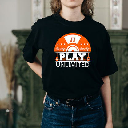 Play Unlimited Unisex T-Shirt | Ideal for Music Lovers