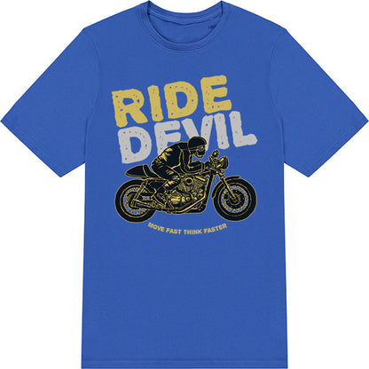 Ride Devil Move Fast T-Shirt | Unisex Motorcycle Tee