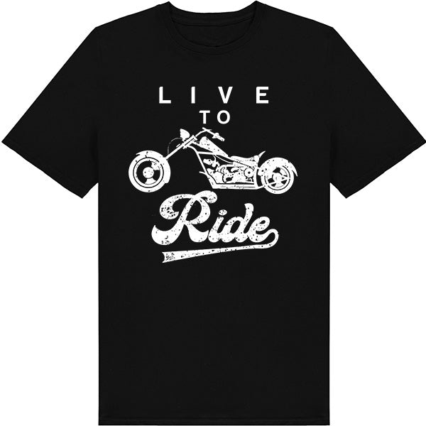 "Live to Ride" Unisex T-Shirt | Ideal for Motorbike Lovers