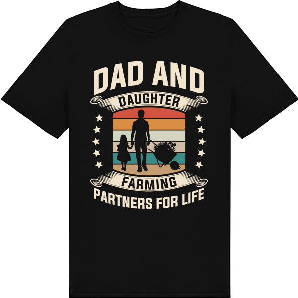 Dad & Daughter Farming Partners T-Shirt | Unisex | Dad's Faves