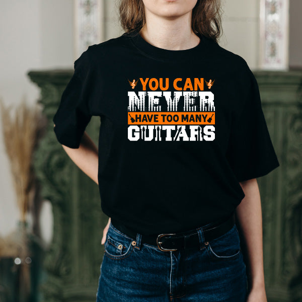 Unisex 'Too Many Guitars' T-Shirt - Ideal for Music Lovers