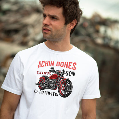 Achin' Bones Unisex T-Shirt | Ideal for Motorcycle Fans