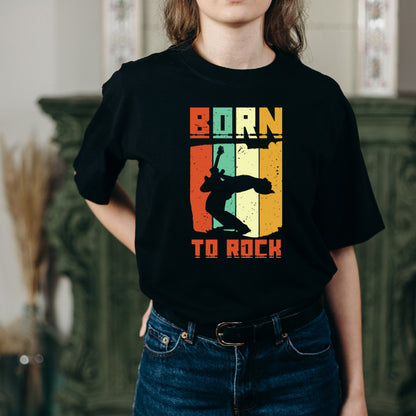 "Born To Rock" Unisex T-Shirt | Ideal for Music Lovers