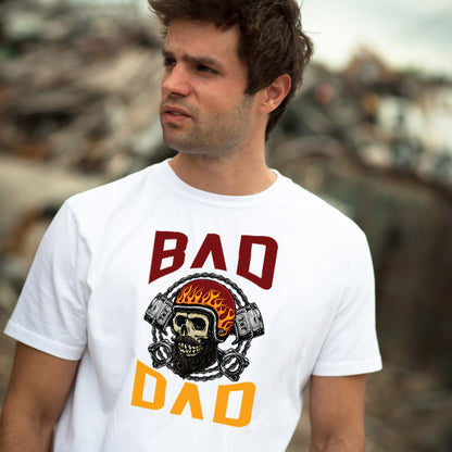 "Bad Dad" Unisex T-Shirt | Ideal for Motorcycle Lovers