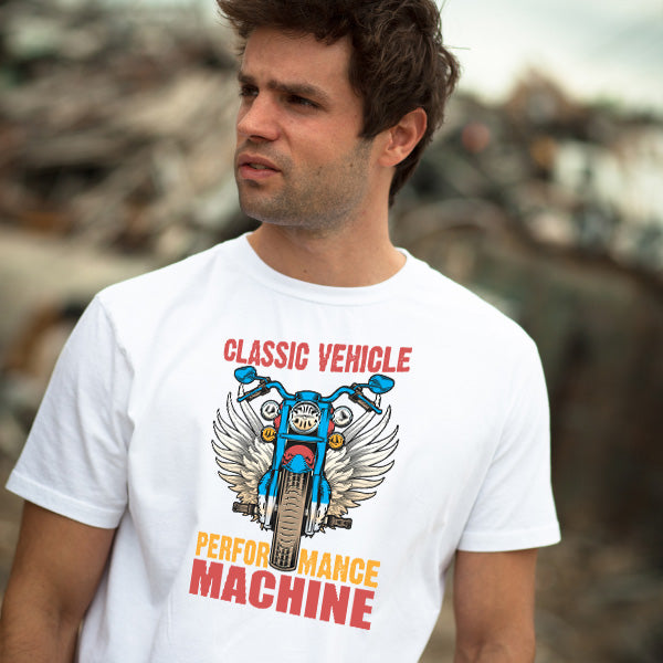 Unisex Classic Vehicle T-Shirt | Ideal for Motorcycle Fans