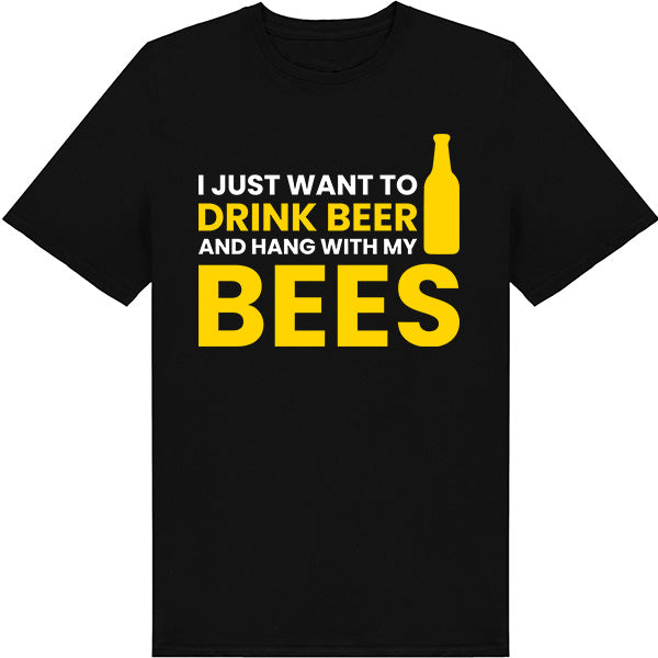 Drink Beer & Hang with Bees T-Shirt | Unisex Equestrian Apparel