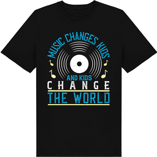 "Music Changes Kids" Unisex T-Shirt | Ideal for Music Lovers