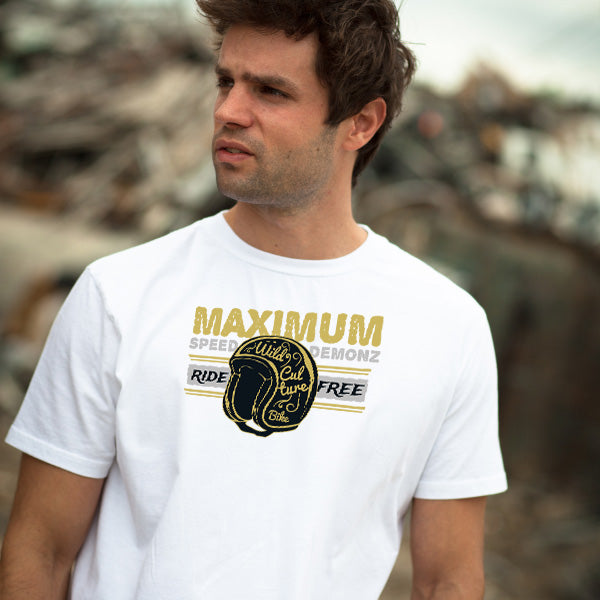 Maximum Speed Demonz Unisex T-Shirt | Motorcycle Enthusiasts