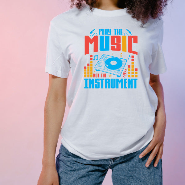 Play The Music T-Shirt | Unisex | Ideal for Music Lovers