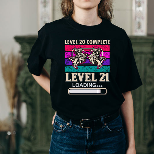 Level 20 Complete T-Shirt | Premium Unisex Gaming Apparel