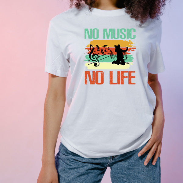 "No Music No Life" Unisex T-Shirt | Ideal for Music Lovers