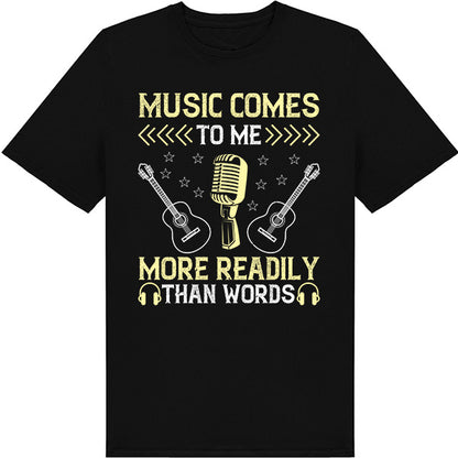 "Music Comes To Me" Unisex T-Shirt | Ideal for Music Lovers