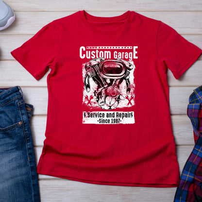 Custom Garage Repair T-Shirt | Unisex Motorcycle Enthusiast Tee