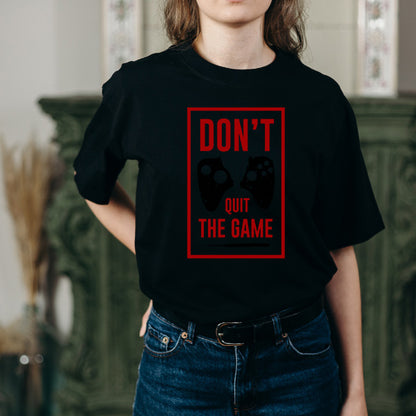 "Don't Quit The Game" Unisex T-Shirt | Premium Equestrian Apparel