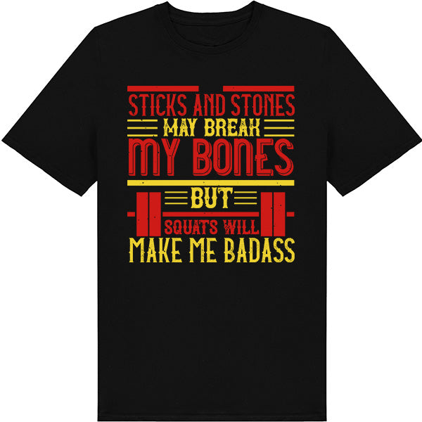 Badass Squats Unisex T-Shirt | Fitness Enthusiast's Choice