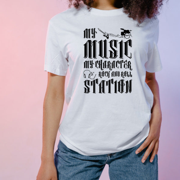 "My Music My Character" Unisex T-Shirt | Ideal for Music Lovers