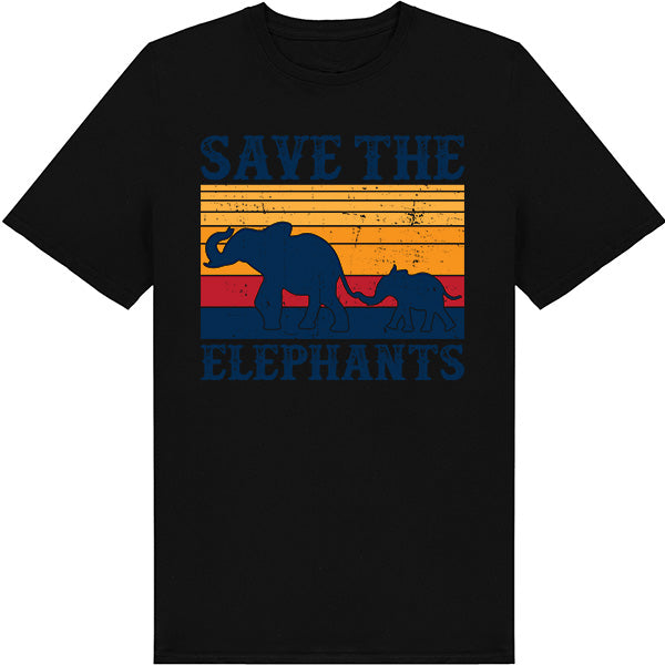 Save The Elephants Unisex T-Shirt | Vegan Vibes | Shop Now