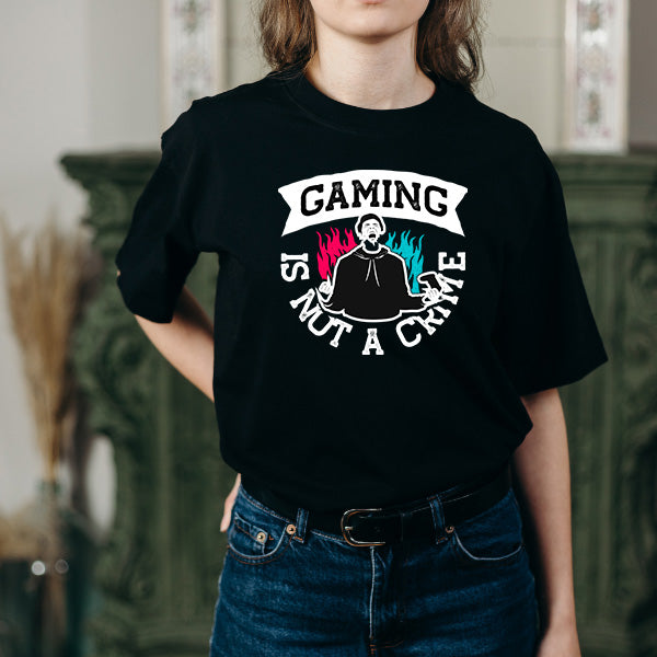 "Gaming Is Not A Crime" T-Shirt | Premium Unisex Apparel