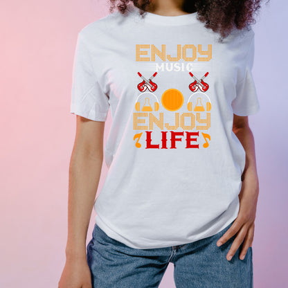 "Enjoy Music, Enjoy Life" Unisex T-Shirt for Music Lovers