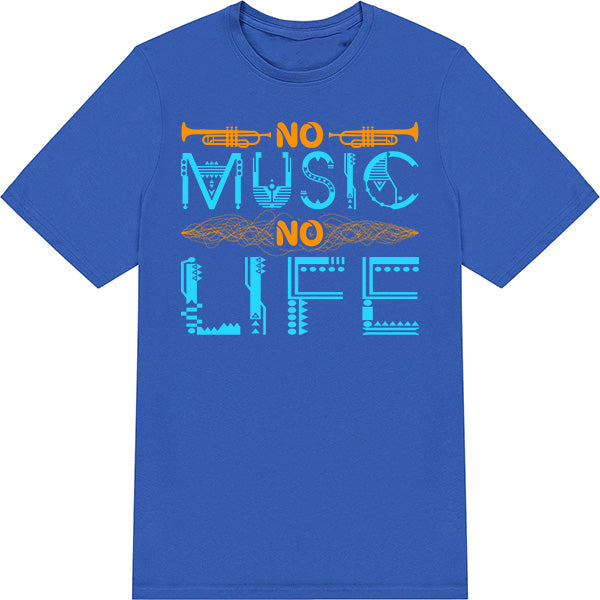 No Music No Life V4 Unisex T-Shirt | Music Lover's Essential