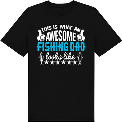 Awesome Fishing Dad Unisex T-Shirt | Perfect Gift for Anglers