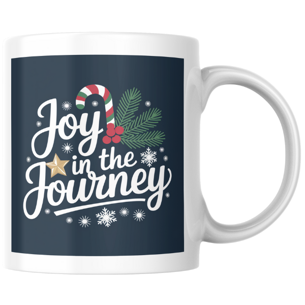 Shop the "Joy in the Journey" Christmas Mug - Perfect Holiday Gift for Coffee Lovers