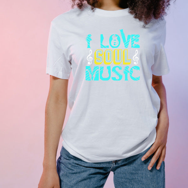 "I Love Soul Music" Unisex T-Shirt | Ideal for Music Lovers