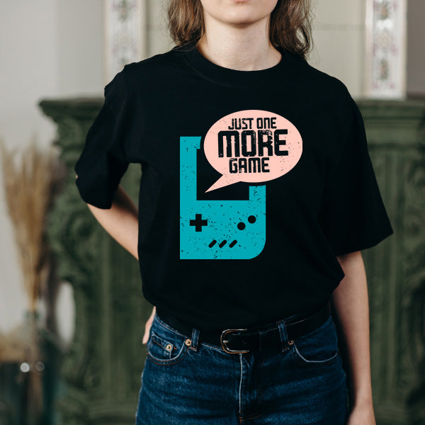 Just One More Game V2 T-Shirt | Premium Unisex Gaming Tee