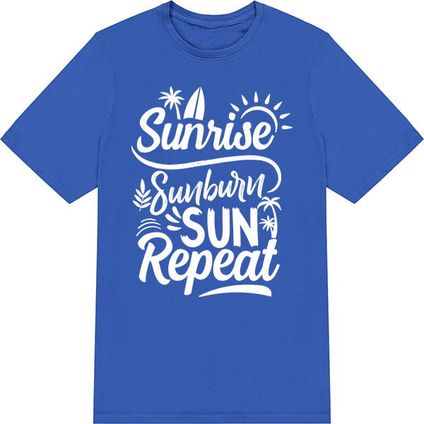 Sunshine Sunburn Sun Repeat T-Shirt | Summer Collection