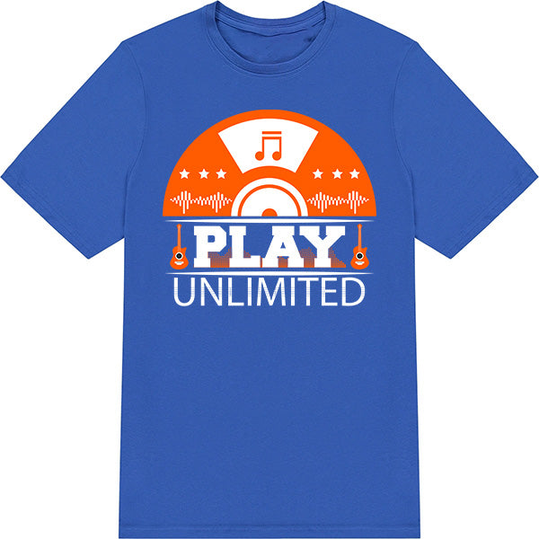 Play Unlimited Unisex T-Shirt | Ideal for Music Lovers