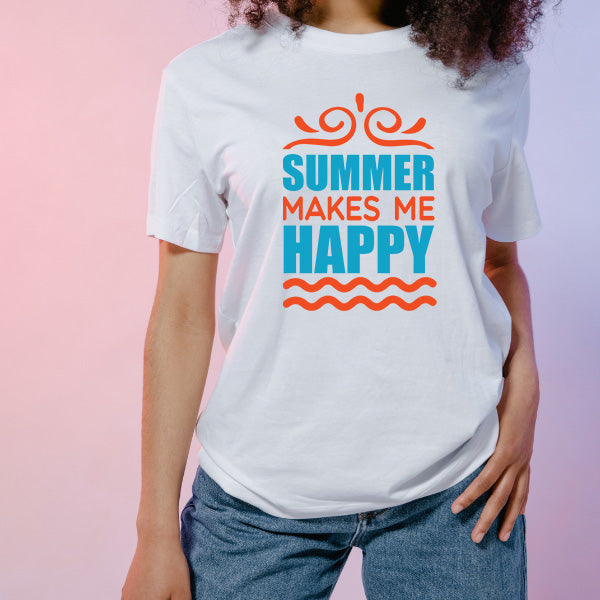 "Summer Makes Me Happy" Unisex T-Shirt | Equestrian Apparel