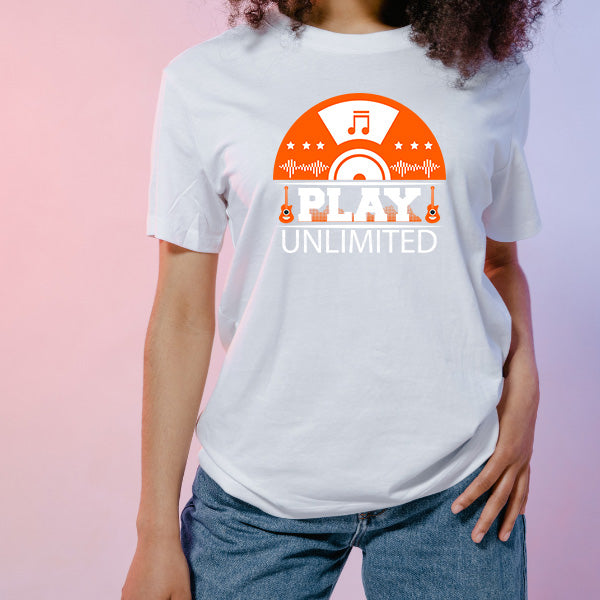 Play Unlimited Unisex T-Shirt | Ideal for Music Lovers